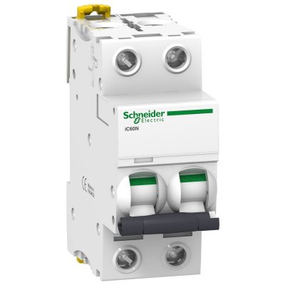 SCHNEIDER ELECTRIC Acti9, iC60N disjoncteur 2P 63A courbe C