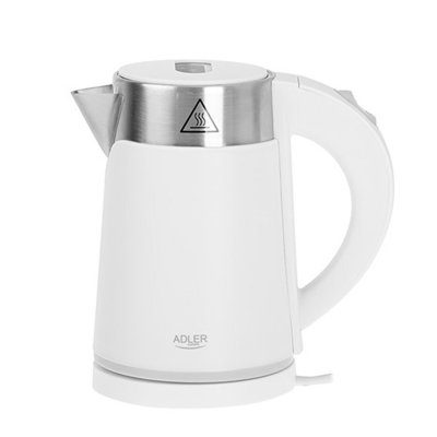 ADLER AD1372W Bouilloire &eacute;lectrique de 0,6 litre - 800W 