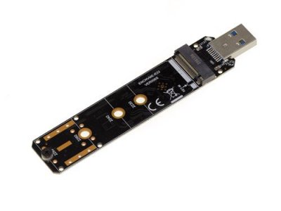 KALEA INFORMATIQUE Adaptateur cl&eacute; boitier USB 3.0 Pour tous types de SSD M.2 NGFF : M2 type PCIe NV