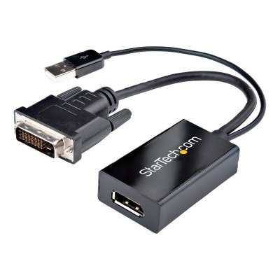STARTECH.COM Adaptateur displayport vers dvi startech dvi2dp2 noir DVI2DP2