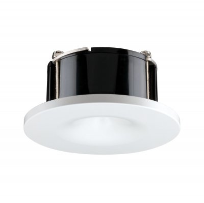 PAULMANN Adaptateur encastrement pour suspensions, D.6.8cm, m&eacute;tal blanc, 