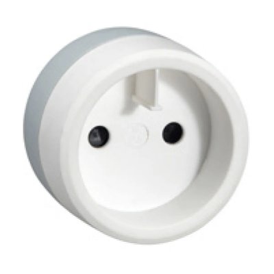 LEGRAND Adaptateur  - 2P - 6A - standard europ&eacute;en pour socle us