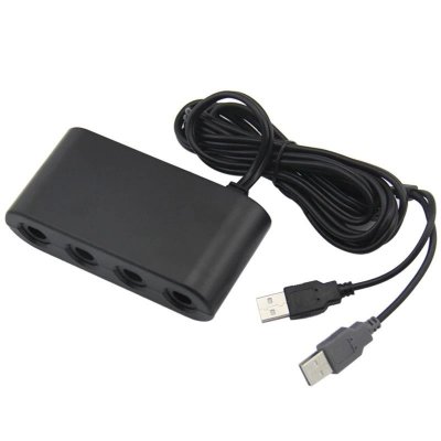 STRASSE GAME Adaptateur manette Gamecube sur Nintendo Wii U, Switch et PC -