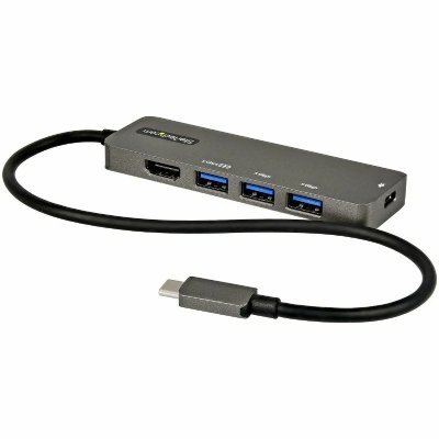 STARTECH.COM Adaptateur Multiport Usb-c Hdmi 4k 60hz/100w Pd/4xusb