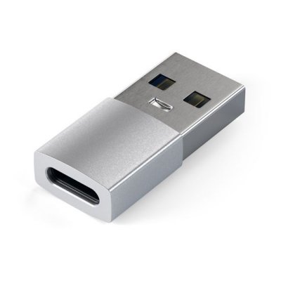 SATECHI Adaptateur  USB-A &agrave; USB-C - Argent