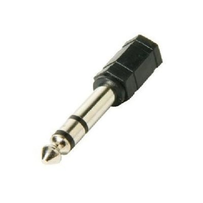 TEMIUM Adaptateur  Jack Femelle 6.35 m Noir