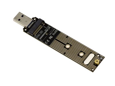 KALEA INFORMATIQUE Adaptateur type cl&eacute; USB 3.1 10G pour SSD M.2 M2 NGFF NVMe B+M ou M Key avec Chipset JMicron JMS583