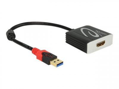 DELOCK Adaptateur usb 3.0 vers hdmi  62736 20 cm noir