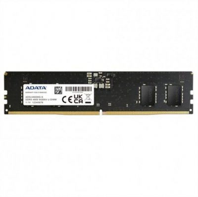 ADATA  Ad5u48008g-s 1x8gb Ddr5 4800mhz Ram Memory Noir