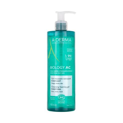 Aderma biology ac gel moussant purifiant 400ml