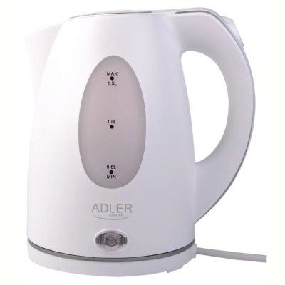 ADLER  AD 1207 bouilloire &eacute;lectrique, 2000 W, 1.5 liters, Blanc