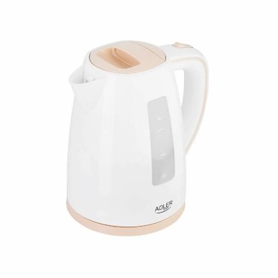 ADLER  AD-1264 AD 1264 bouilloire &eacute;lectrique, M&eacute;tal, 1.7 liters, Blanc