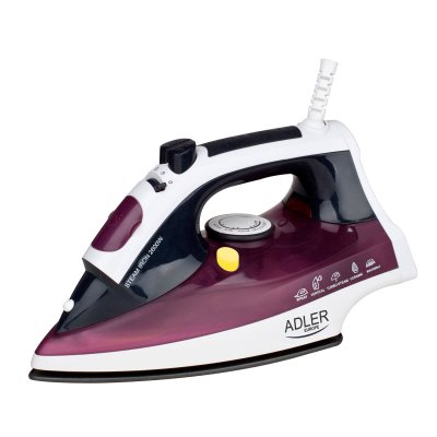ADLER  AD 5022 Fer &agrave; repasser, 2200 W, Blanc/Bleu