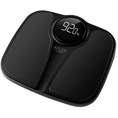 ADLER  Ad8172B B&aacute;scula Ba&ntilde;o Digital 180kg Apagado Autom Negro 1ud