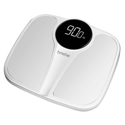 BRIEBE Adler P&egrave;se-Personne Bain Num&eacute;rique 180Kg Blanc Sc1124W 1ut