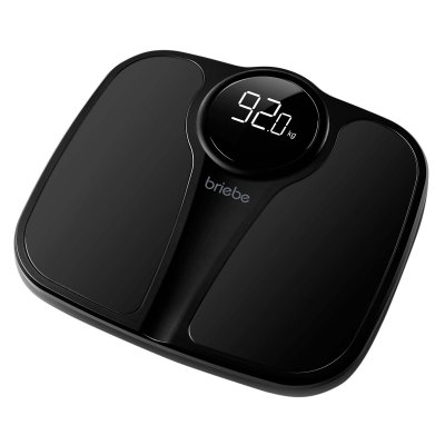 BRIEBE Adler P&egrave;se-Personne Bain Num&eacute;rique 180Kg Noir Sc1124B 1ut