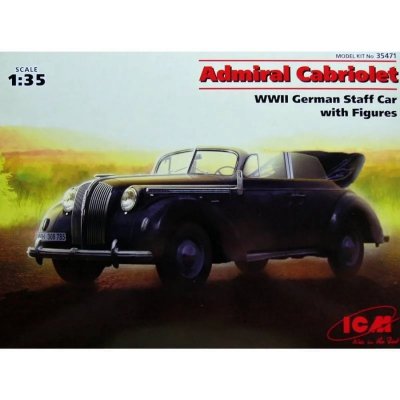 ICM Admiral Cabriolet, Wwii German Staff - 1:35e - 