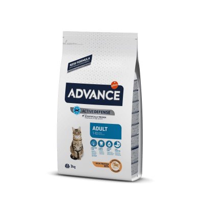AFFINITY ADVANCE ADVANCE Adult - Croquettes pour Chat Adulte avec Poulet et Riz - 3Kg