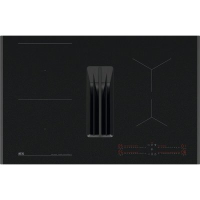 AEG  - Plaque de cuisson avec hotte int&eacute;gr&eacute;e TH84CB03FZ SaphirMatt