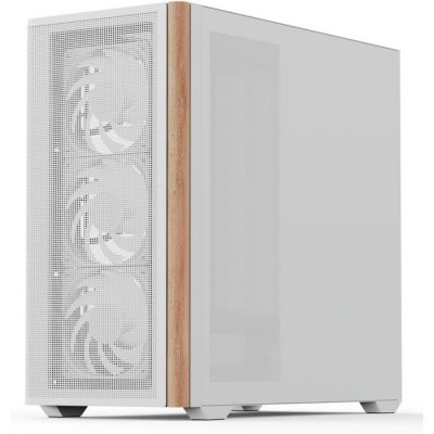 AEROCOOL  D301A Mini Tower Blanc, Bois, bo&icirc;tier pc