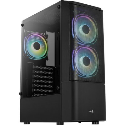 AEROCOOL  Quantum Mesh Midi Tower Noir, Moyenne tour