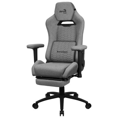  Aerocool Royal AeroWeave Silla Gaming con Reposapi&eacute;s Gris