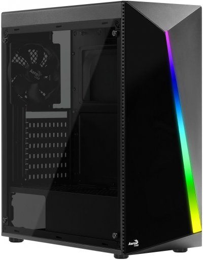 AEROCOOL  Shard Noir RGB - Avec fen&ecirc;tre