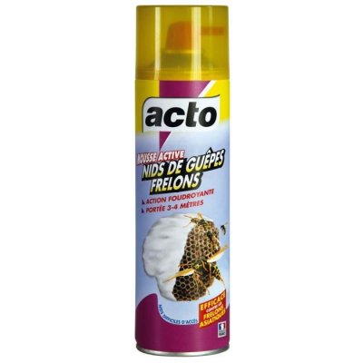 ACTO A&eacute;rosol Mousse Active Nids De Gu&ecirc;pes-Frelons 