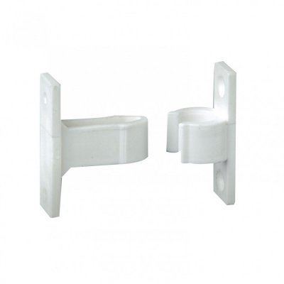 AFBAT  Arr&ecirc;t &agrave; pince composite plastifi&eacute;, H.50 x L.50 x P.20 mm