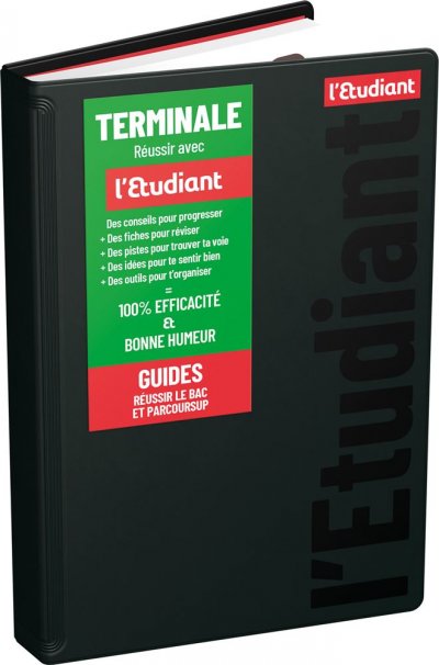 LETUDIANT Agenda journalier Oxford l'Etudiant 2022 2023 12 x 18 cm Noir