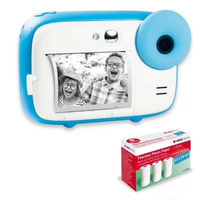 AGFAPHOTO AGFA PHOTO Pack Realikids Instant Cam + 3 rouleaux Papier Thermique ATP3WH suppl