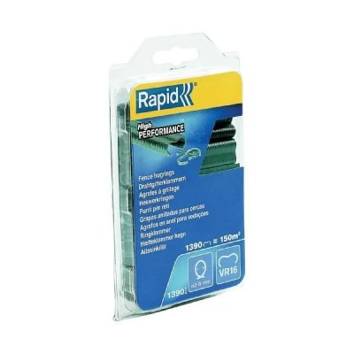 RAPID Agrafe &Agrave; Grillage Vr16 - Plastifi&eacute;es Vertes - Par 1390