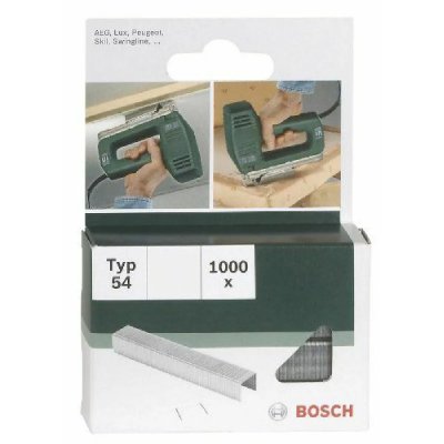 BOSCH Agrafes 54 12.9x1.25x10mm - 1000 pi&egrave;ces