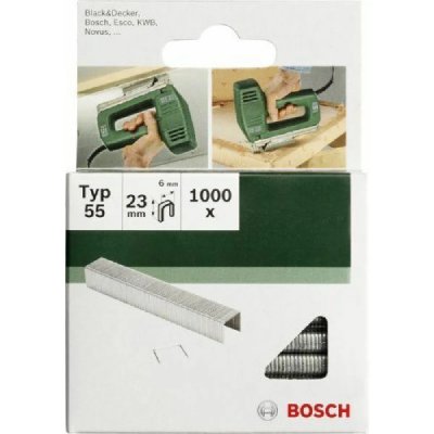 BOSCH Agrafes 55 6x1.08x19mm - 1000 pi&egrave;ces