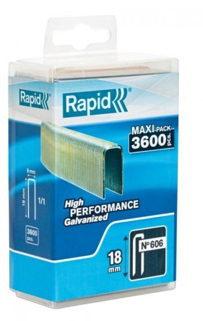 RAPID Agrafes &eacute;troites n&deg; 606/25mm -  - 40303095