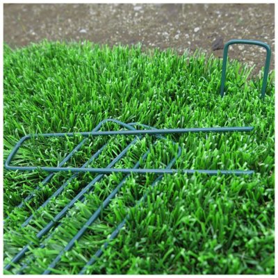 NORTENE Agrafes M&eacute;talliques Fixsol (SAC 10unit.) Couleur Vert 17x3,5cm