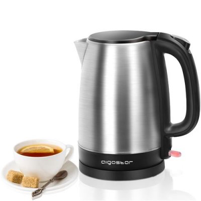 AIGOSTAR  - bouilloire &eacute;lectrique 1,7 l 2200 w en acier inoxydable
