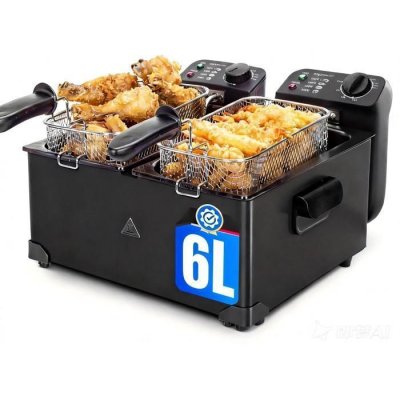 AIGOSTAR  Feast - Friteuse double cuve 6L 3600W