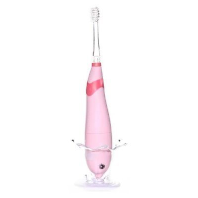 AILORIA  BUBBLE BRUSH Enfant Brosse &agrave; dents &agrave; ultrasons Rose