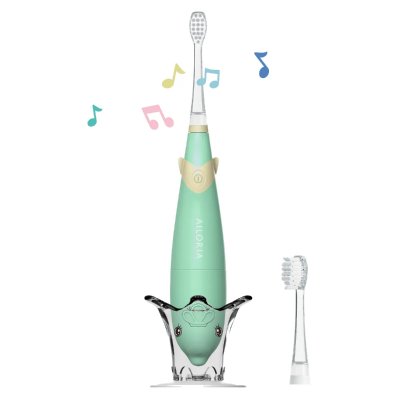 AILORIA  BUBBLE BRUSH Enfant Brosse &agrave; dents &agrave; ultrasons Vert