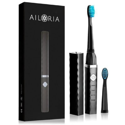 AILORIA  Flash Travel Adulte Brosse &agrave; dents &agrave; ultrasons Noir