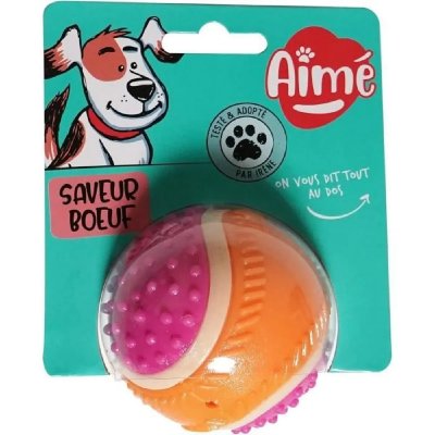 AIME  Jouet balle 5 sens 6cm - Pour chien