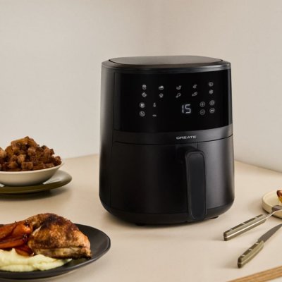 CREATE AIR FRYER EASY - Friteuse &agrave; air 4,5 L - Noir