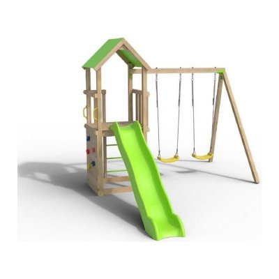 TRIGANO Aire de jeux bois Smart Xperience , H.274 cm