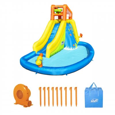 BESTWAY Aire de jeux gonflable  Mont Splashmore