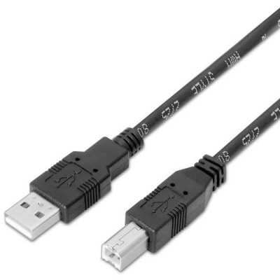AISENS  Usb A Male To Usb B Male 3 M Noir