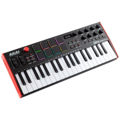 AKAI  PROFESSIONAL MPKMINIPLUS - Clavier ma&icirc;tre Mini touches 37 mini-notes - 8 pads RVB - 8 encodeurs