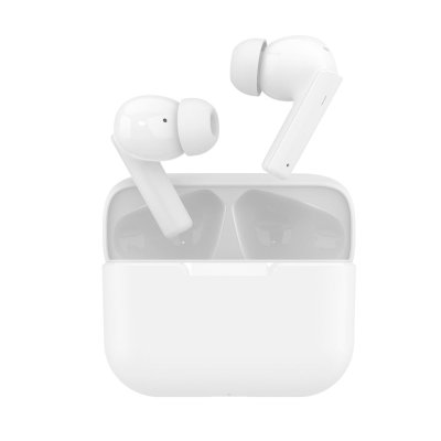 AKASHI  Ecouteurs Noise Cancelling ANC Blanc