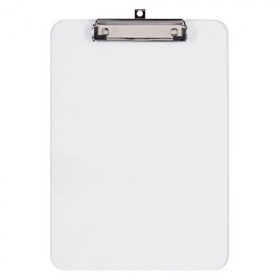 ALBA  Porte-bloc A4 plastique transparent  - 23 x 31,5 cm
