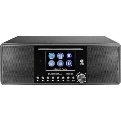 ALBRECHT  DR 895 Radio de table Internet Internet, DAB+, FM DAB+, radio internet, USB, CD, WiFi noir